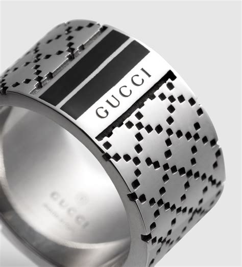 men gucci wedding band|gucci silver ring for men.